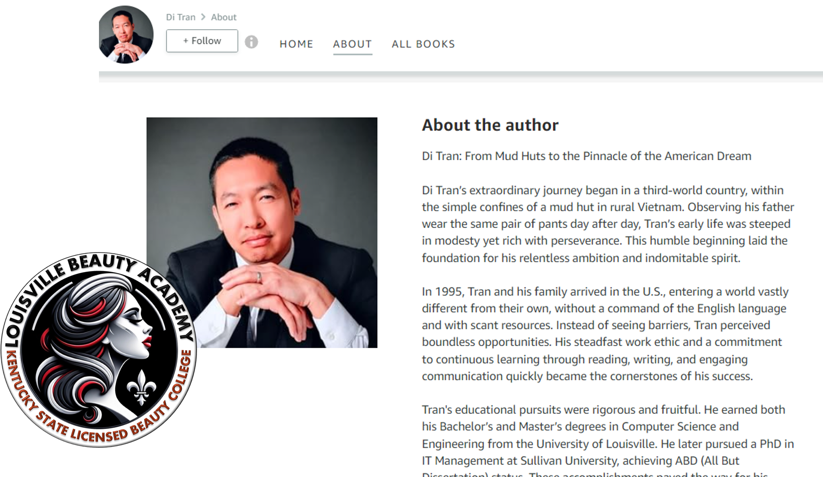 Di Tran, Founder of Louisville Beauty Academy