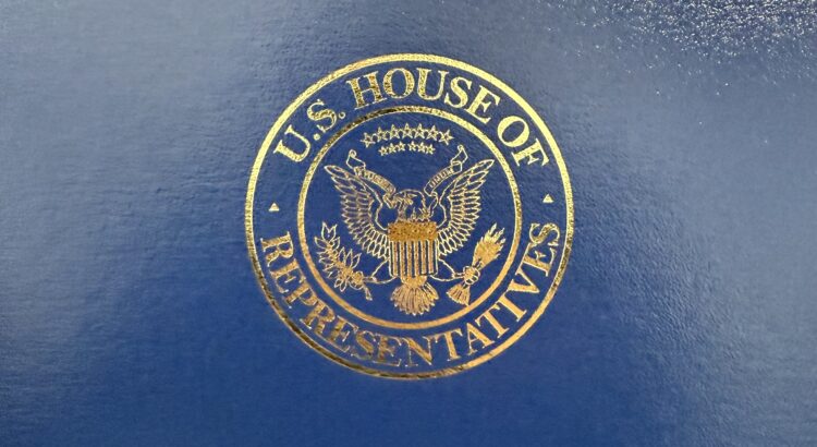 U.S. House of Representatives presentation folder for Louisville Beauty Academy congressional recognition