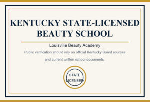 Louisville Beauty Academy Kentucky state-licensed beauty school verification visual