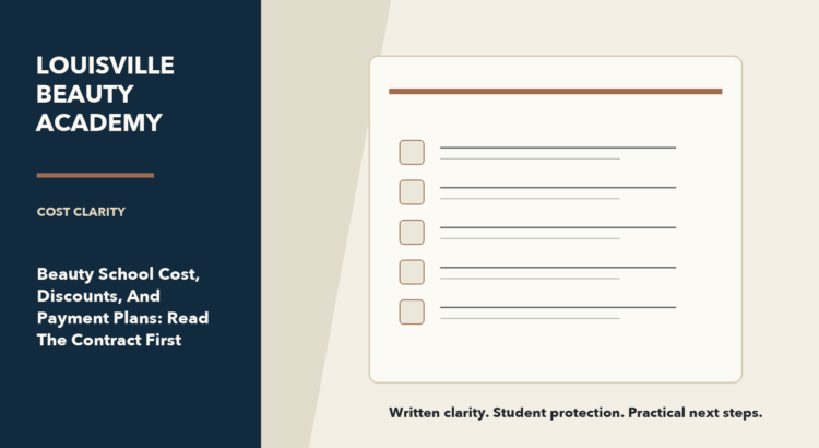 Louisville Beauty Academy public student clarity visual for Beauty School Cost, Discounts, And Payment Plans: Read The Contract First