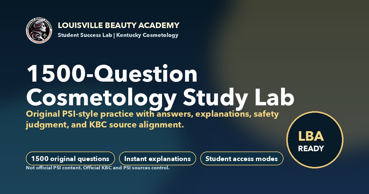 Louisville Beauty Academy Cosmetology 1500 PSI-style study lab feature image